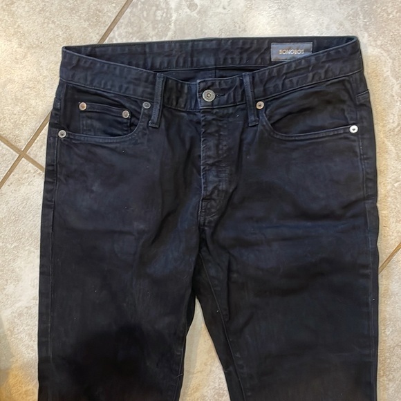 Bonobos Travel Jeans Black Slim Straight 31x30 - Picture 6 of 8